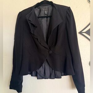 INC Avant Garden Black Women's Jacket - XL - NEW w/ Tags